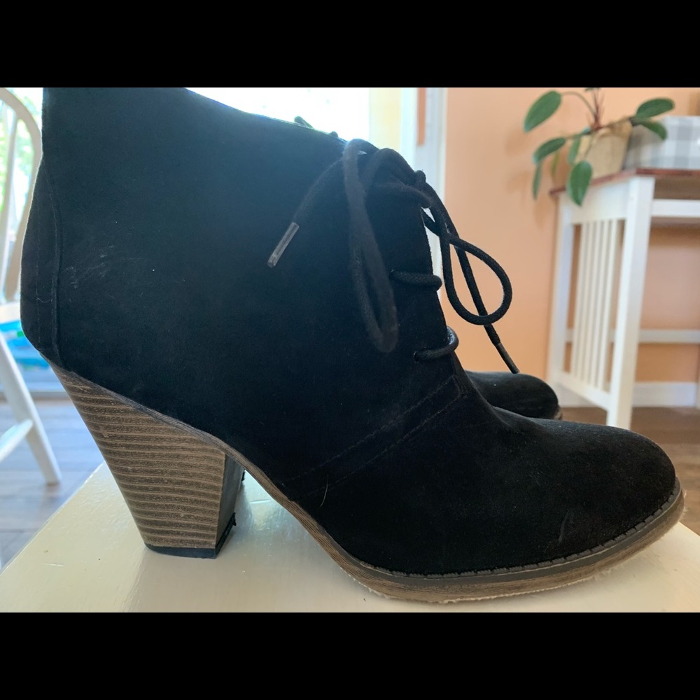 MIA winter black heel booties.